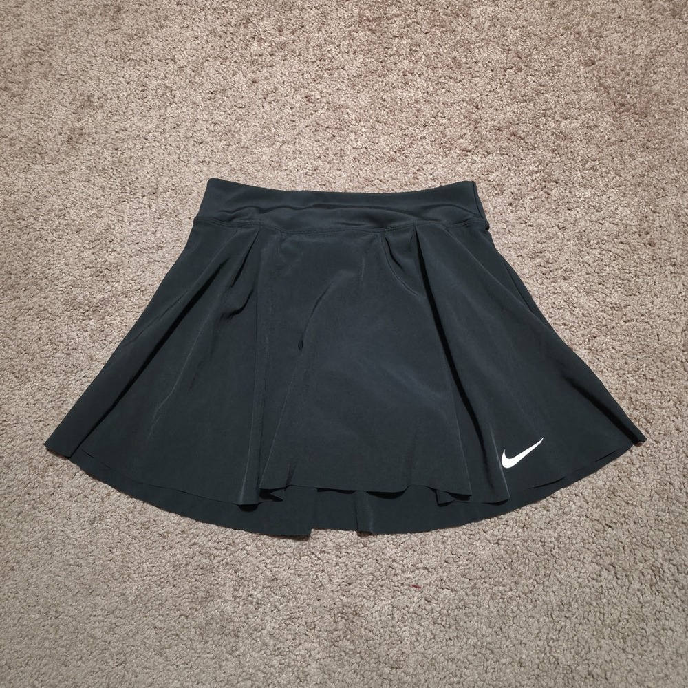 Nike Dri-FIT Victory Straight Tennis Skirt Skort Womens Size XS Black DH2471-010